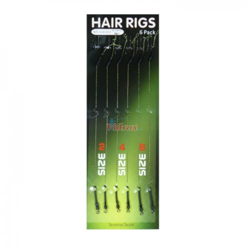 Монтаж на косъм Hair rigs 6 бр. - Vidrax